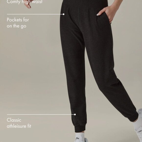 BEYOND YOGA Spacedye Midi Jogger - Darkest Night - Picture 3 of 9